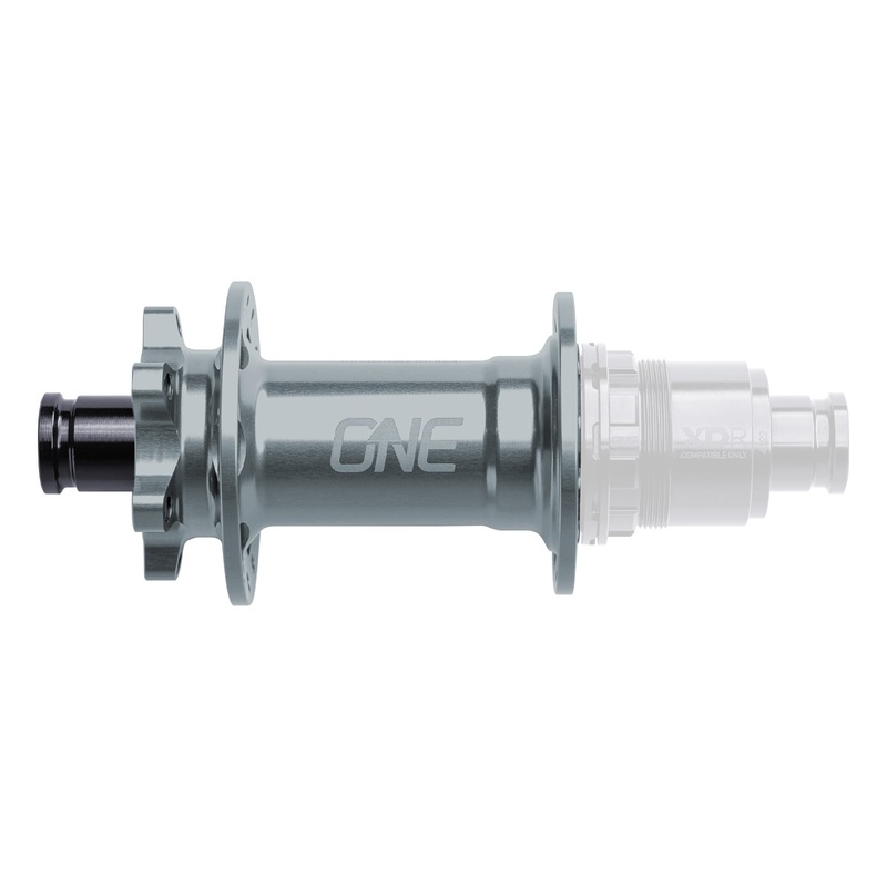 OneUp Components Rear Hub - 12x148mm - 6-Bolt - 28h - Gray (No Freehub)