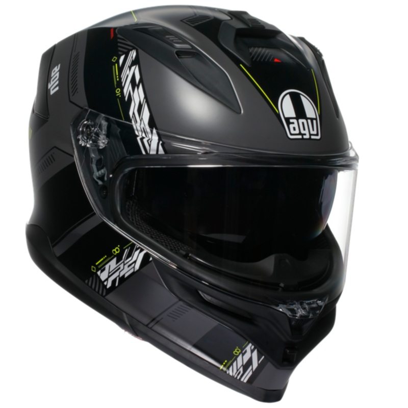 AGV K7 Kyber Matt Grey / Fluo Yellow