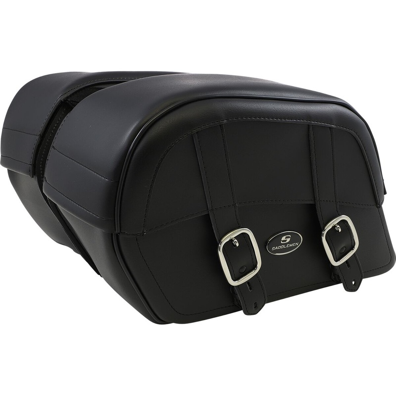 Saddlemen Drifter Slant Saddlebags Black - Jumbo
