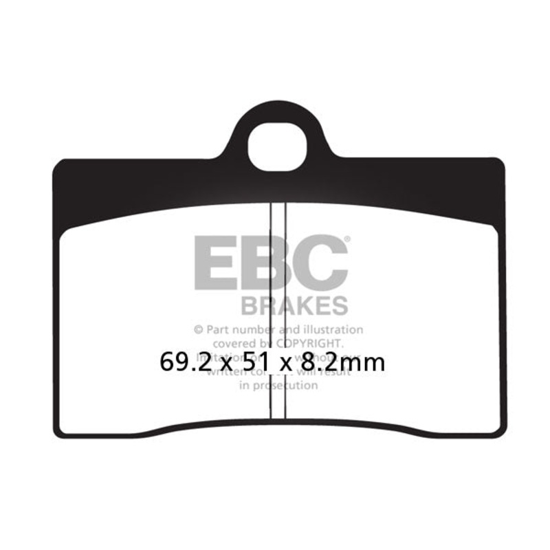 Brakes - FA095HH Fully Sintered - EBC (Front 2 Set)
