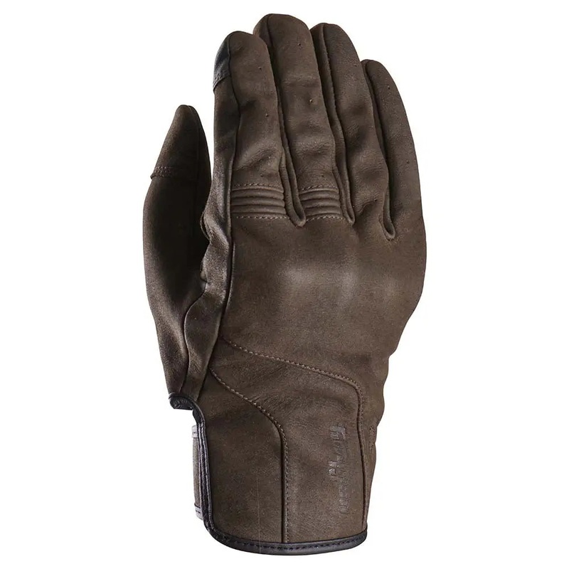 Furygan TD Vintage D3O Textile Gloves Brown