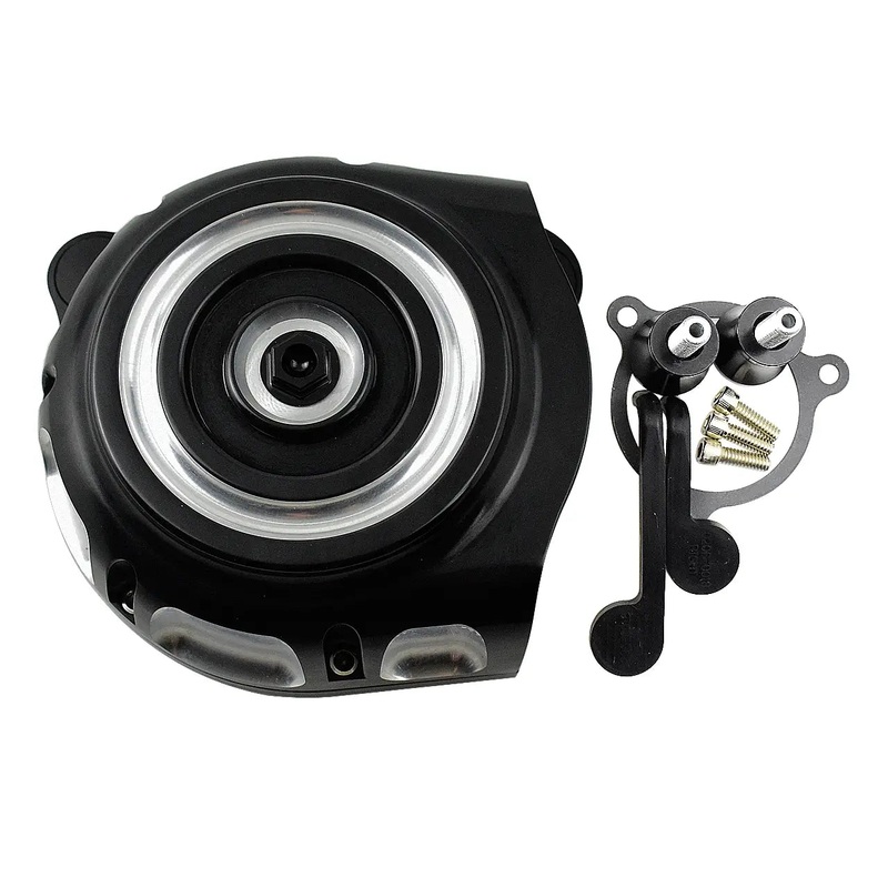 Air Cleaner Intake Filter Black Screw Fit Harley M8 Touring 17-23 Softail 18-'24