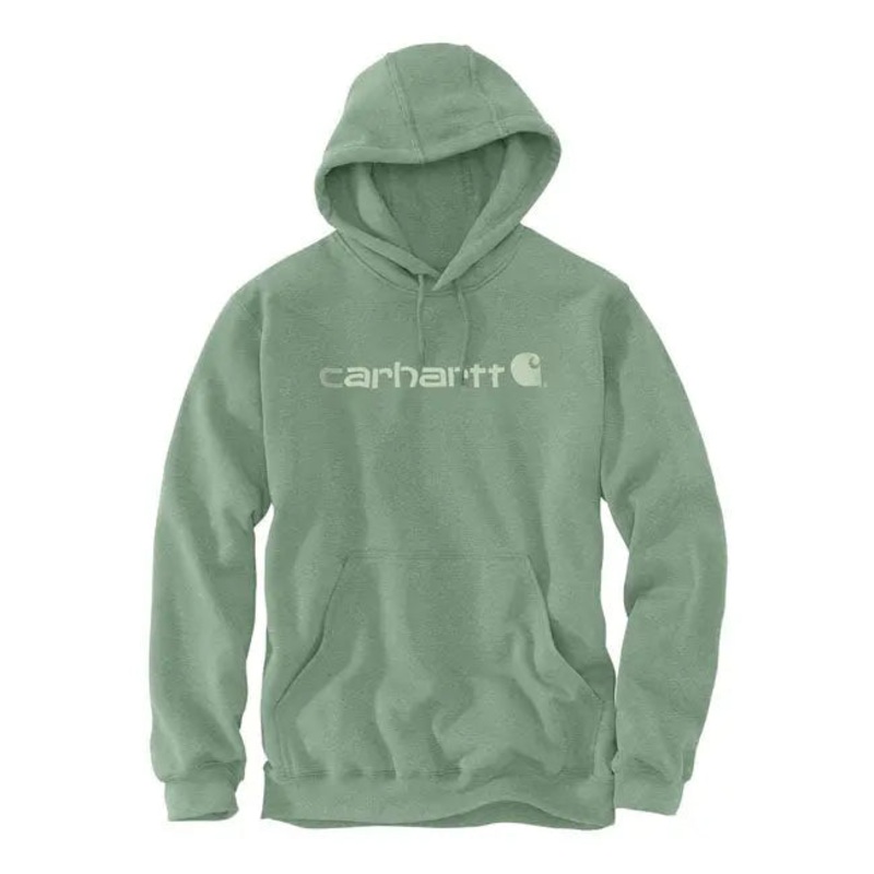 Carhartt Signature Logo Sweatshirt Loden Frost Heather
