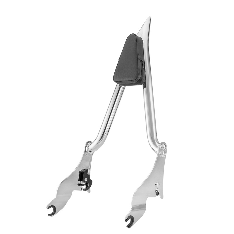 2009-2025 Harley Touring Road King Street Glide 27" Tall Passenger Backrest Sissy Bar
