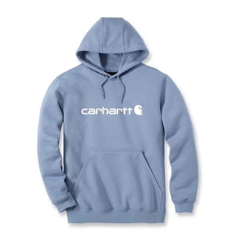 Carhartt Signature Logo Sweatshirt Skystone
