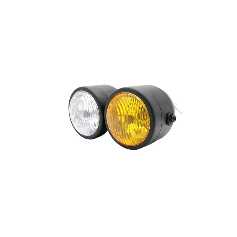 Double headlight optical White / Yellow