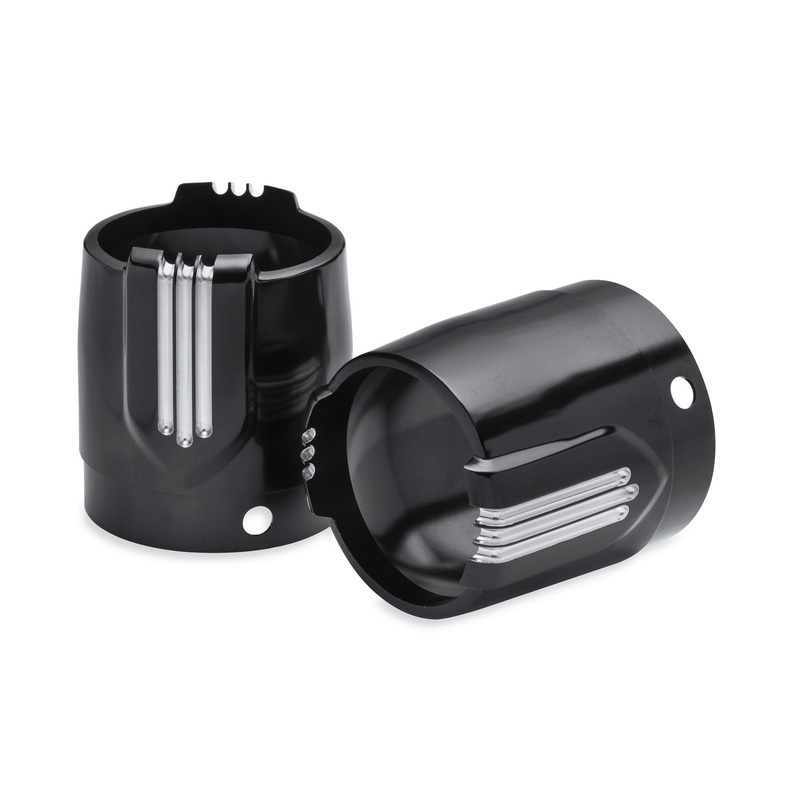 Harley Davidson 65100097 Defiance 4.5 in. End Caps KIT,MUF ENDCAP/OUT FNSHR,CUT B