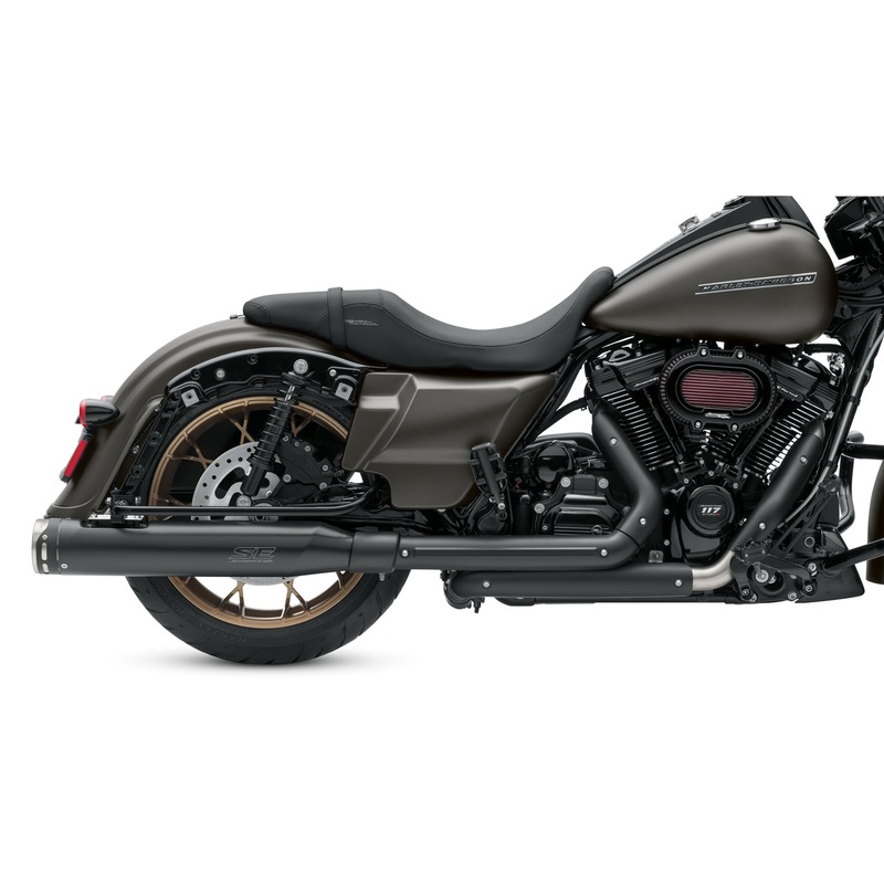 Harley-Davidson 65600332 Screamin' Eagle High-Flow Exhaust System with Street Cannon Mufflers Screaming Eagle