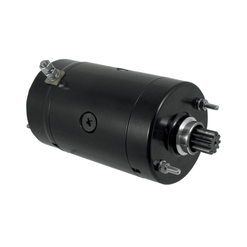 High Torque Hitachi-Style Starter - Harley 1971-1988 - Black