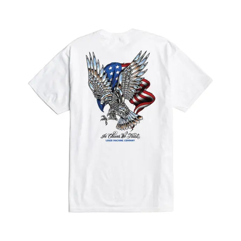 Loser Machine Freedom Flyer T-Shirt White