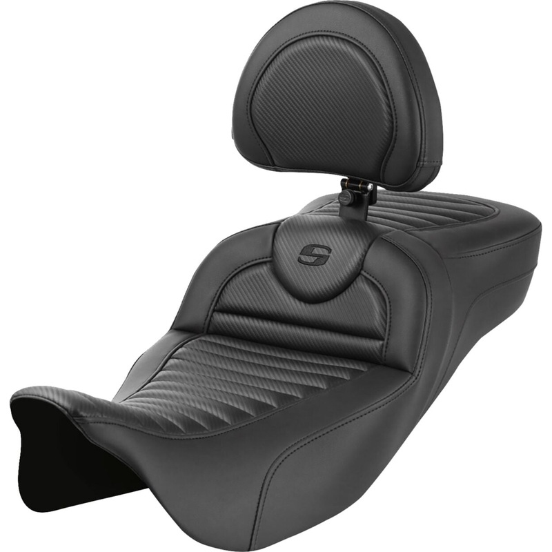 Roadsofa Extended Reach TR CF With Driver's Backrest Seat - 08+ Touring
