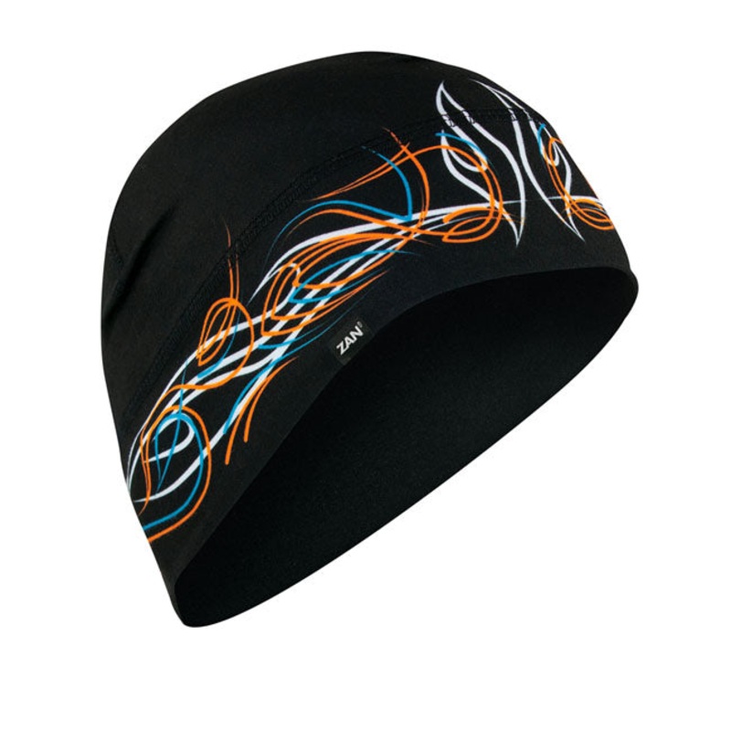 ZAN Headgear Sportflex Helmet Beanie All Pinstripe Flame