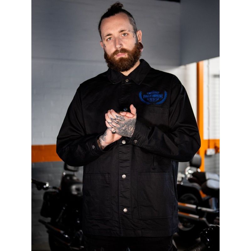 Genuine Harley-Davidson Men's Throttle Back Jacket   97452-24VM