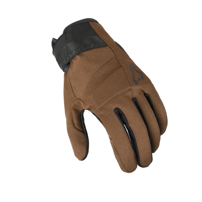 Macna Astrill Short Leather / Textile Gloves Brown / Black