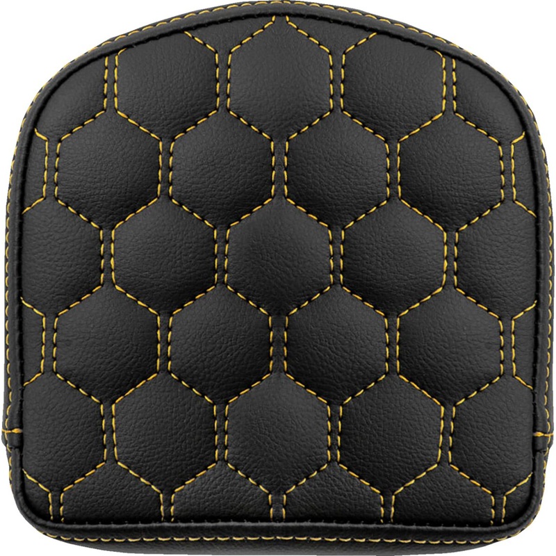 Sissy Bar Pad Short HC, Gold Stitch