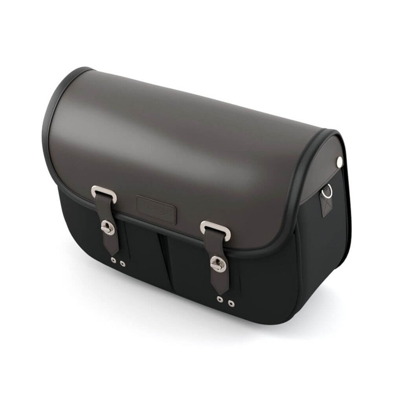 Waxed Cotton Pannier LHS Black A9518291