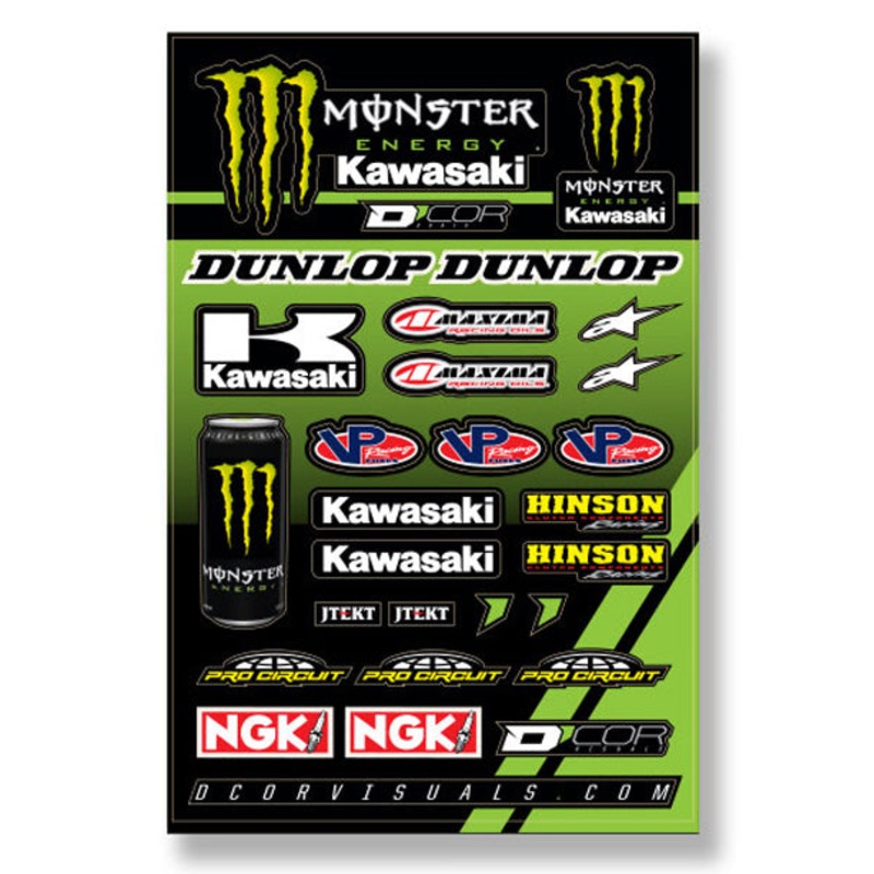 D'cor Visuals - Kawasaki Racing Decal Sheet