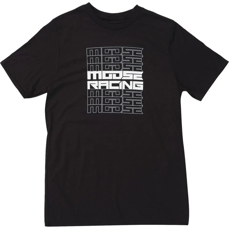 Moose Racing Repeat Youth T-Shirt Black