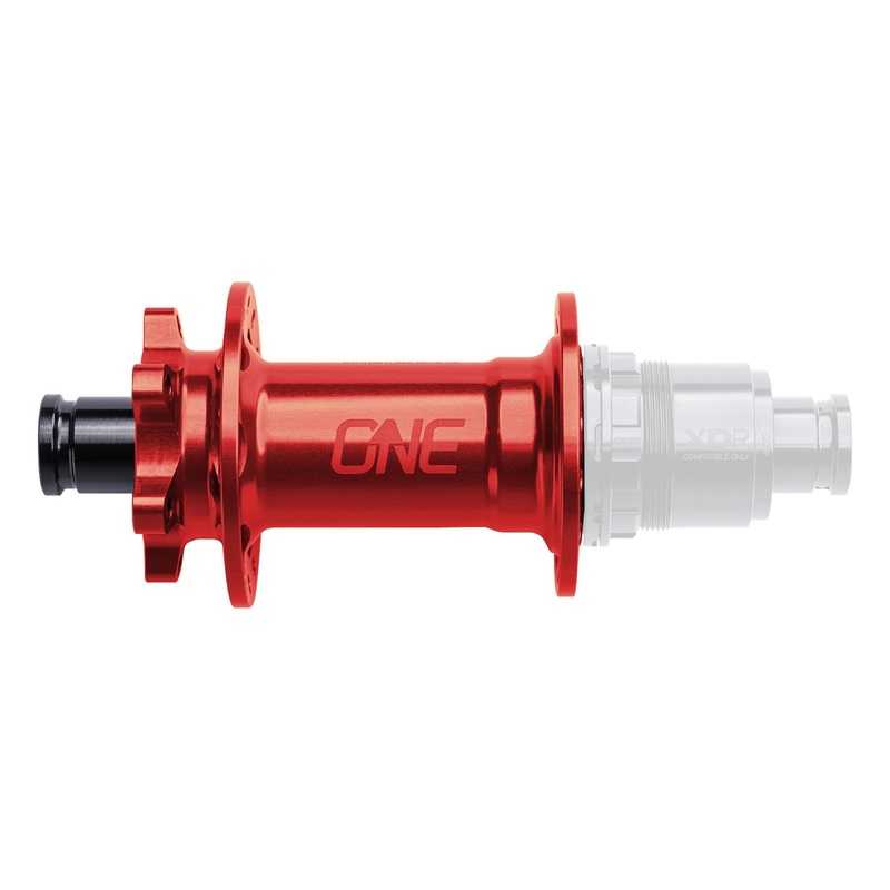 OneUp Components Rear Hub - 12x148mm - 6-Bolt - 28h - Red (No Freehub)