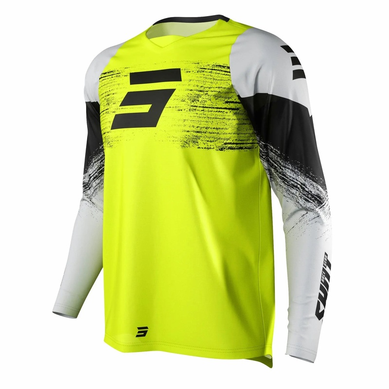 Shot Raw Jersey Burst Neon Yellow