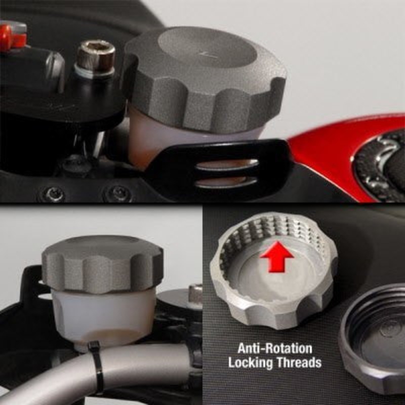 BMW F800GS Machined Aluminum ZCap: Brake Reservoir Z5351
