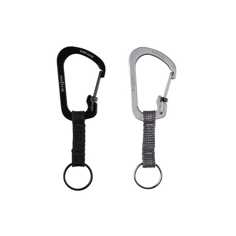 Carabiner Keyring with Slide lock (SS)