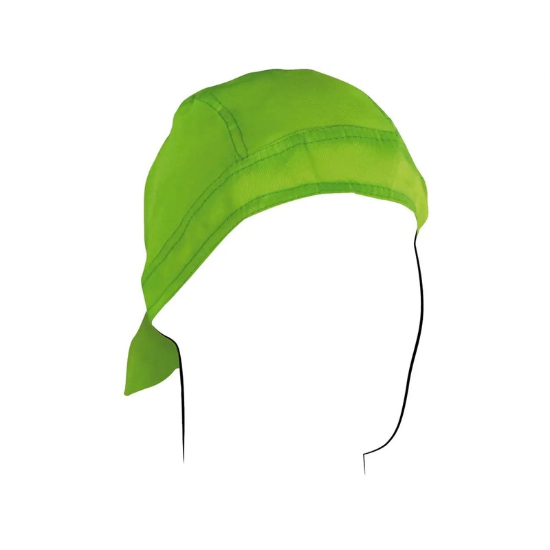 ZAN Headgear Cotton Series Flydanna High-Visibility Lime