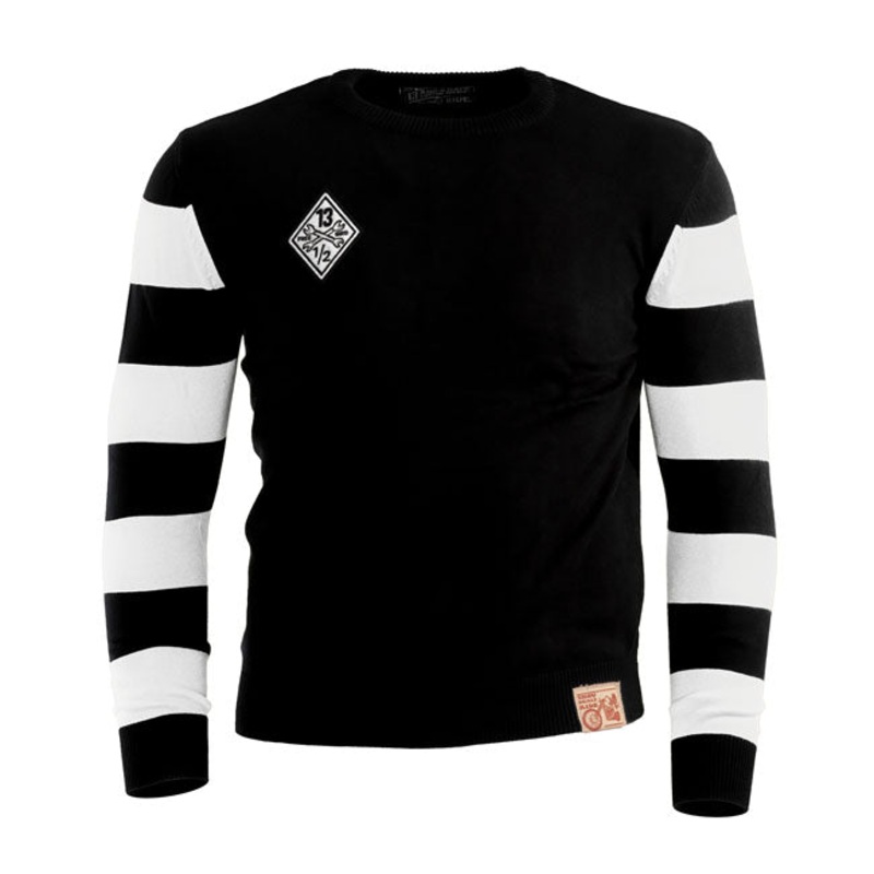 13 And A Half Magazine Outlaw Free Bird Sweatshirt White / Black