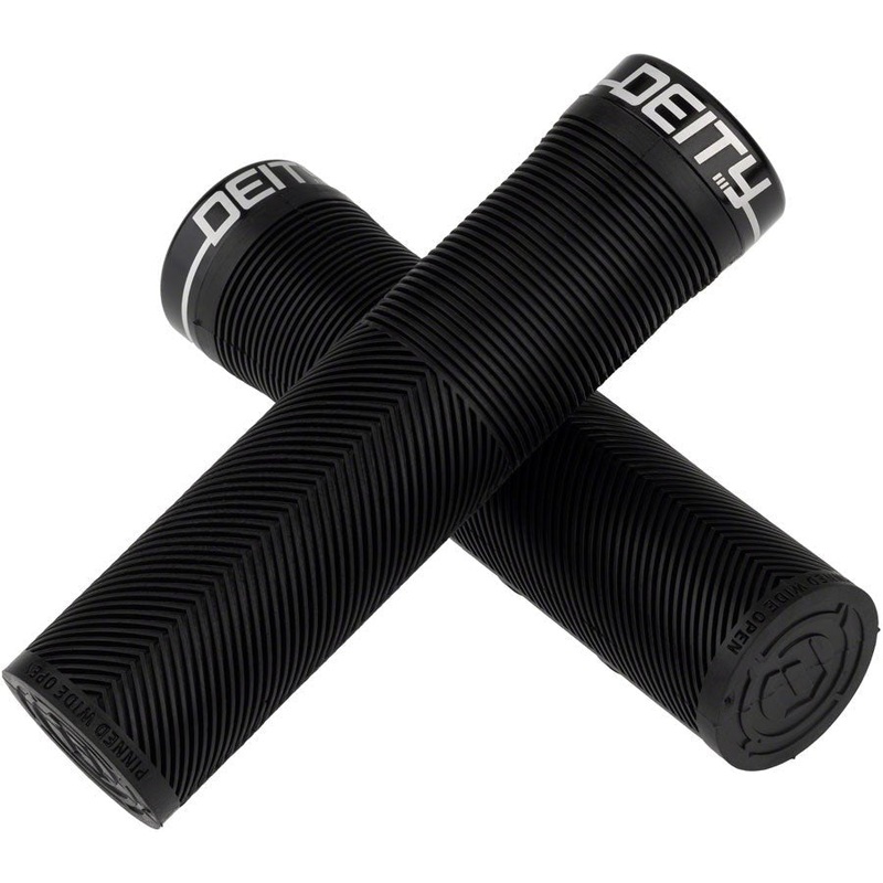 DEITY Knuckleduster Grips - Black Lock-On