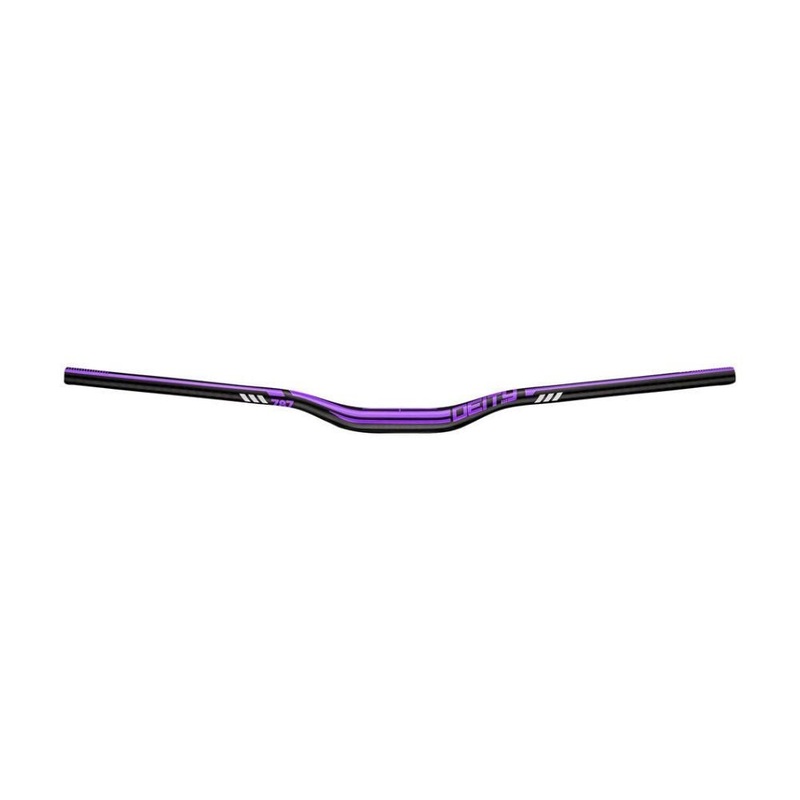 Deity Skyline Handlebar - 25mm Rise - 787mm Width - 31.8mm Clamp - Purple