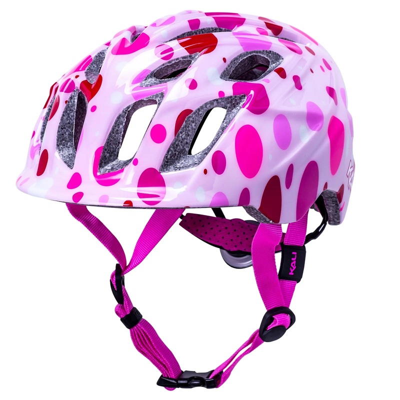 Kali Chakra Child Lighted Confetti Cycle Helmet Gloss Pink