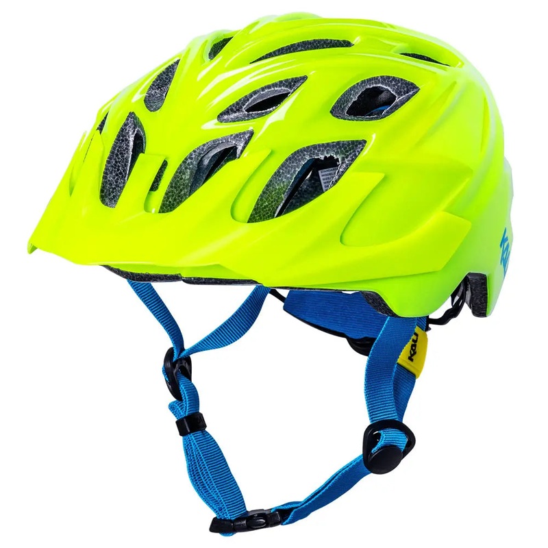Kali Chakra Youth SLD Cycle Helmet Gloss Neon Yellow