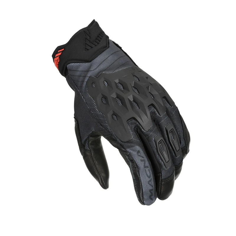 Macna Tanami Short Textile Gloves Black