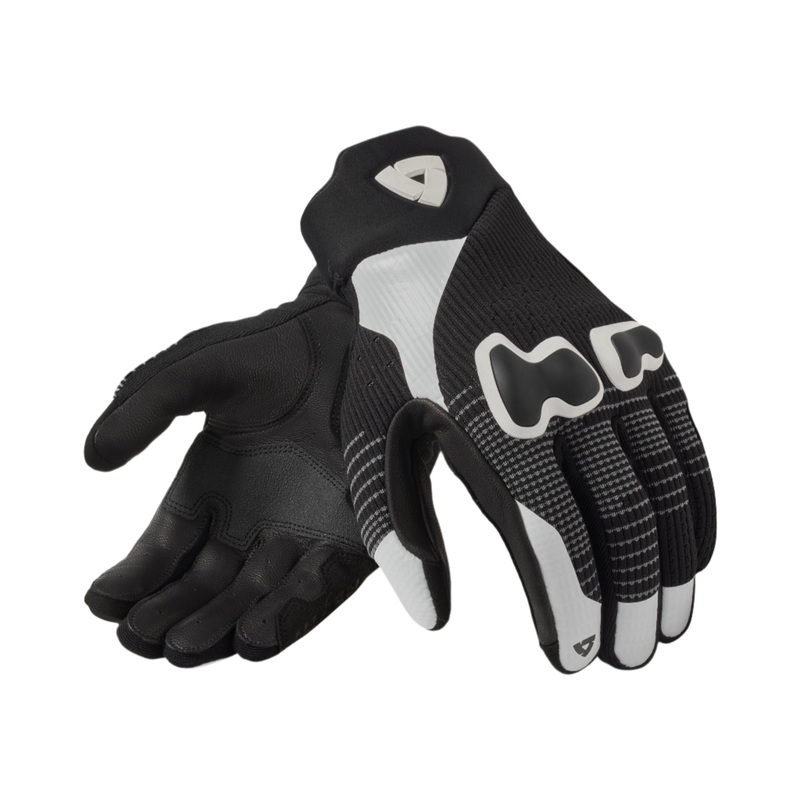 Revit Kinetic 2 Leather / Textile Gloves Black / White