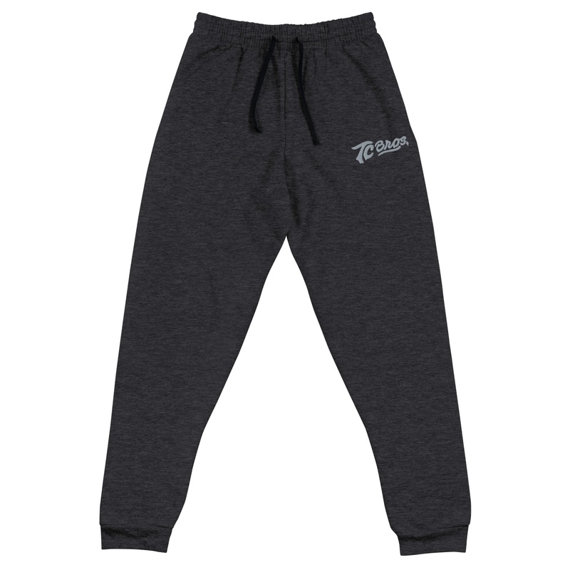 Script Joggers - Black Heather/Gray