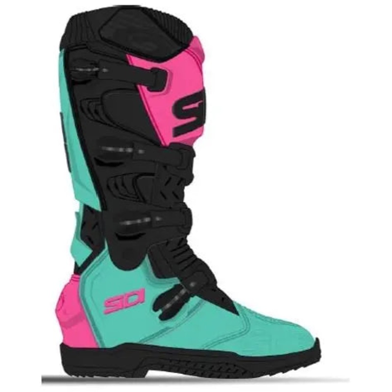 Sidi X-Power SC CE Boots Mint / Black / Pink