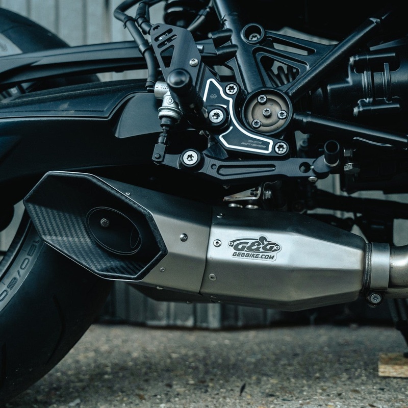 G&G Bike R9T Series Low Box Full DeCat Exhaust System - 2021-23 Models