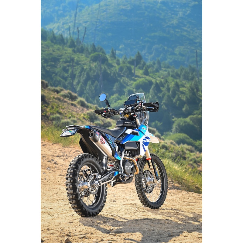 KTM 500 EXC-F 20-23 / Husqvarna FE 501S 20-23 RS-12 Stainless Full Exhaust, w/ Aluminum Muffler