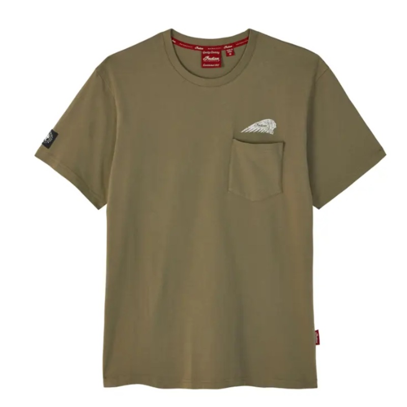 Men's Spirit Lake IA Pocket T-Shirt, Green