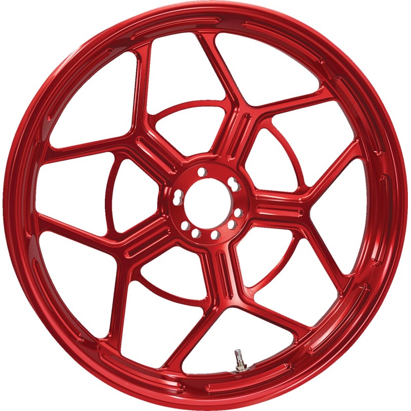 Speed 5 Forged Wheels, Red - 18 x 3.25" (RIM ONLY)