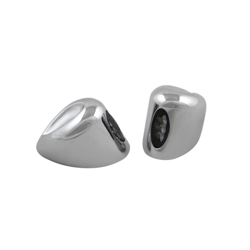 Front Turn Signals Mini Elypse Smoked - CHR. Road Glide 2015up, Low Rider ST 2022up.