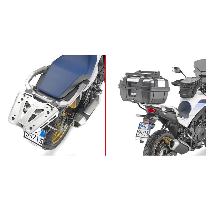 HONDA XL 750 TRANSALP Luggage - Monokey Topcase Carrier