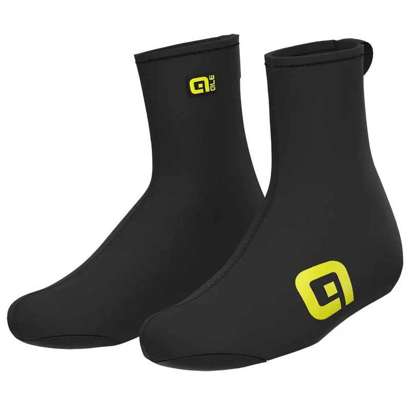 Ale Clothing Neoprene Cycle Shoe Covers Black / Yellow
