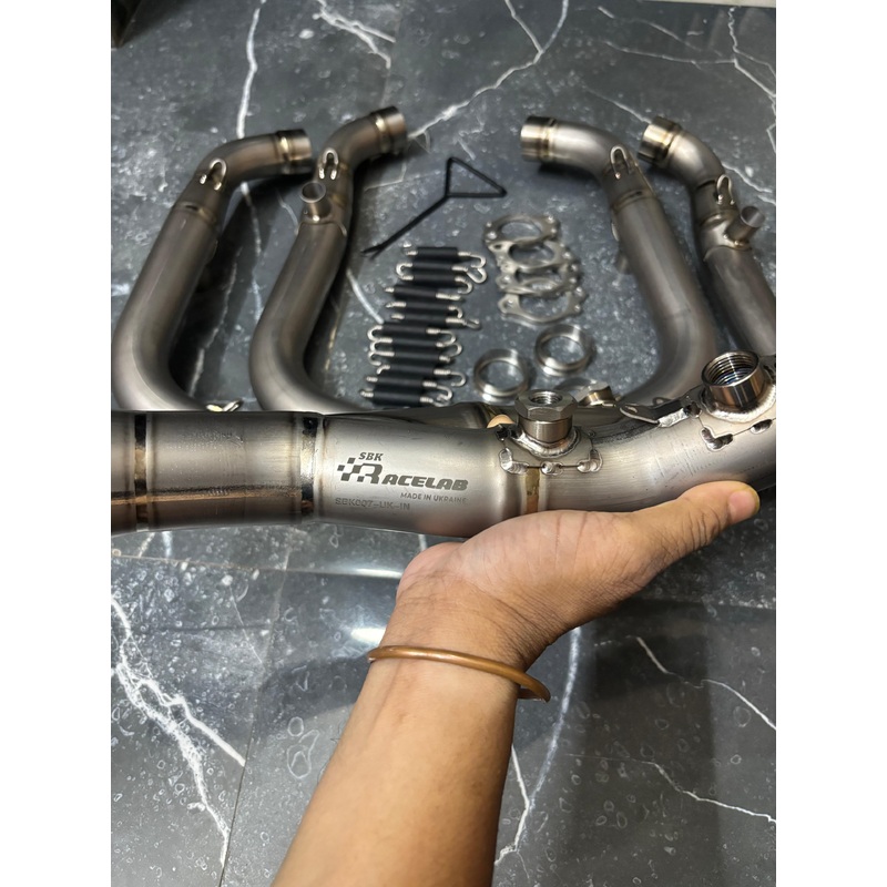 SBK RaceLab Full Titanium Handmade Headers for BMW S1000RR 2019-2024