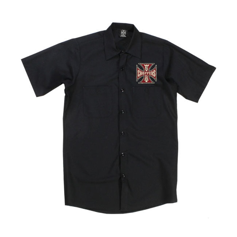 West Coast Choppers Motorcycle Co. Workshirt Black / Red