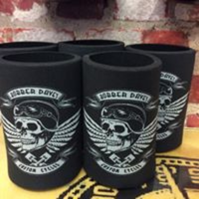 Bobber Daves Stubby Holder - Skull