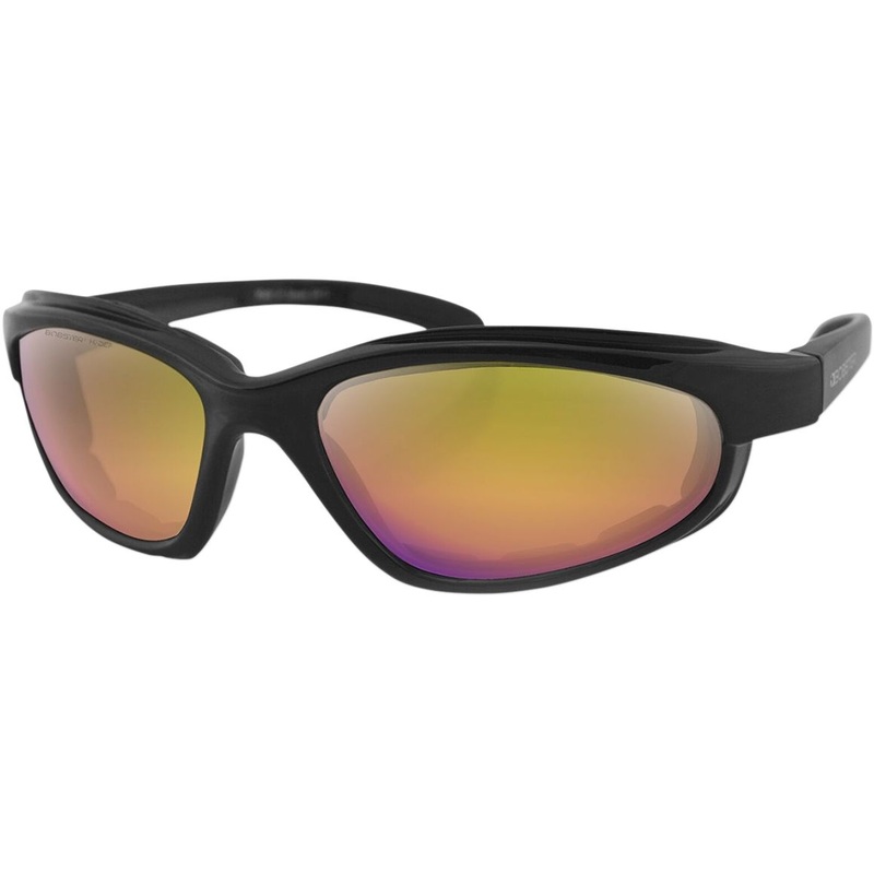 Bobster Sunglasses Fatboy Matt Black / Purple / Yellow