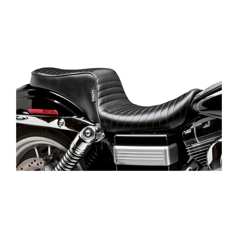 LE PERA  - Cherokee Seat - Pleated - Black - FXDWG '96-'03