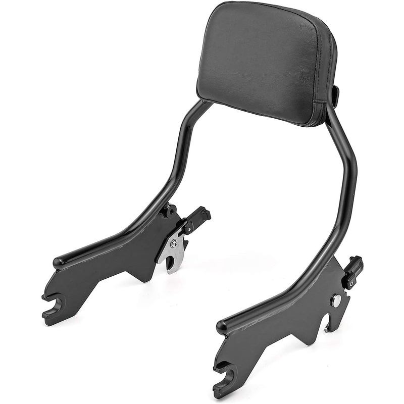2018-2025 Harley Softail FLDE FLHC FLSL FXBB Quick Detachable 15" Sissy Bar Backrest