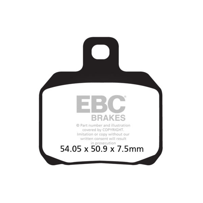 Brakes - FA266HH Fully Sintered (Rear) - EBC